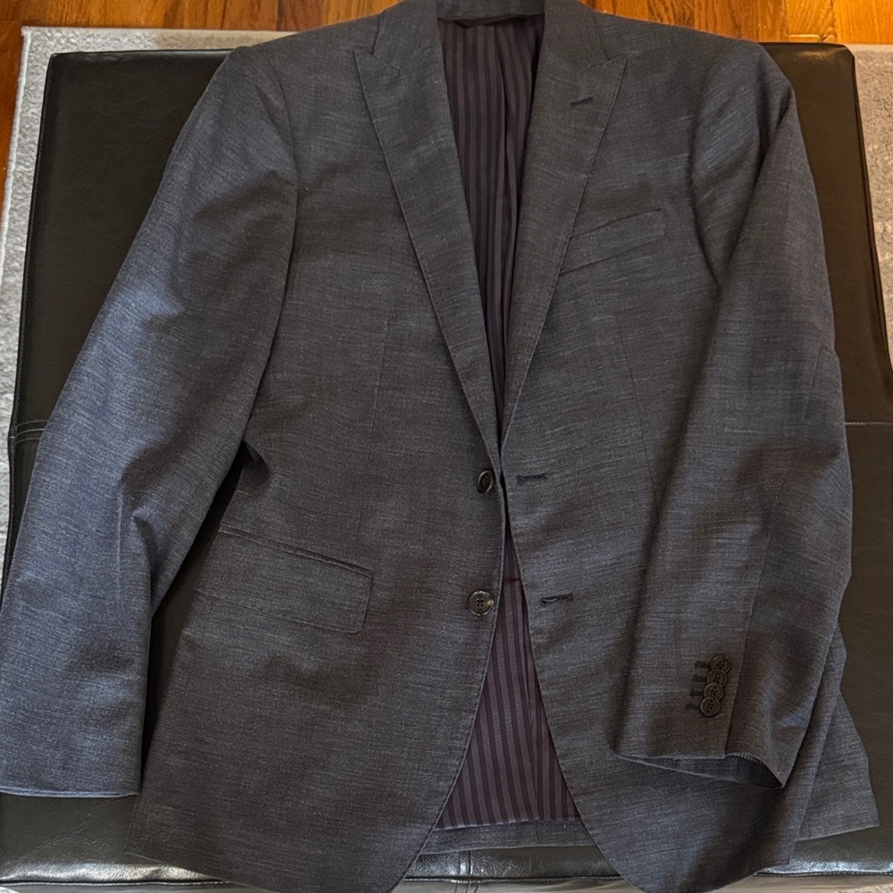 Men's Blue Slim Fit Banana Republic Sport Coat 36S